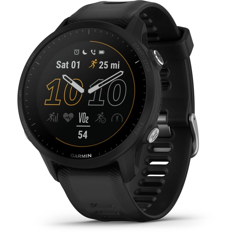 Garmin Forerunner 955 Crni GPS Sportski Sat - 1,3" Zaslon, 32GB Memorije, Vodootporan, Praćenje Trčanja i Jogginga, Karta Afrike