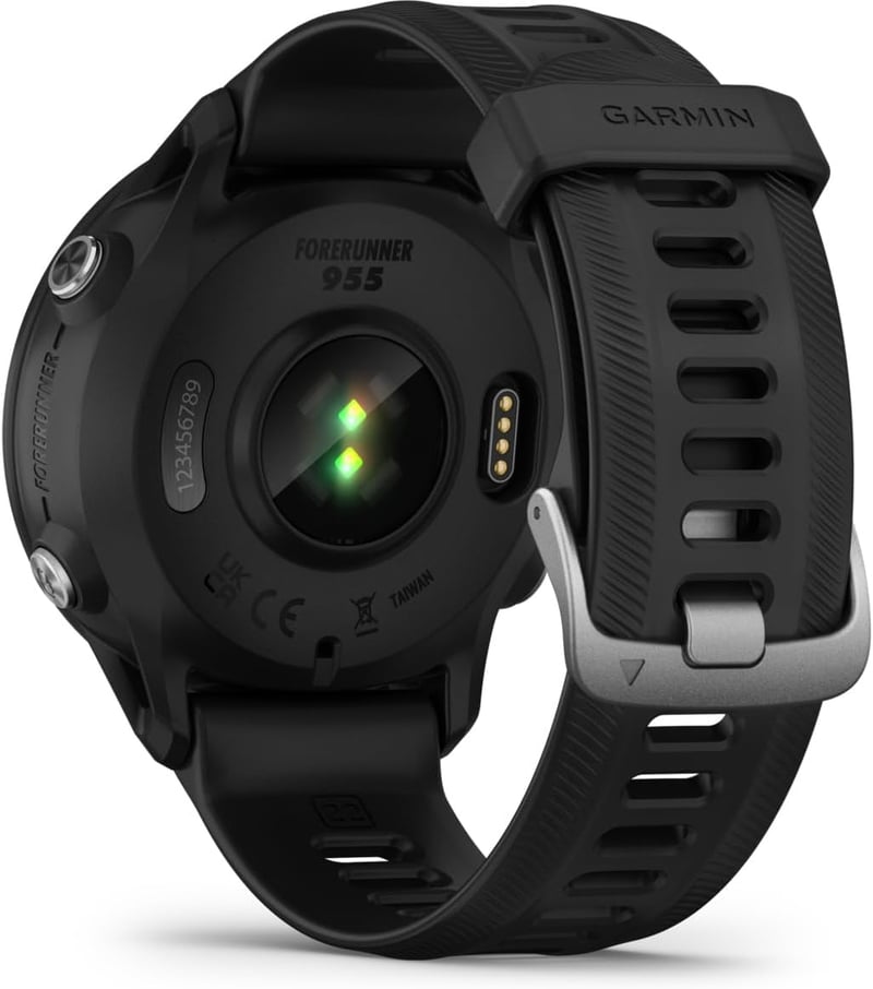 Garmin Forerunner 955 Fekete GPS Sportóra - 1,3" Kijelző, 32GB Memória, Vízálló, Futás, Kocogás Követés, Afrika Térkép