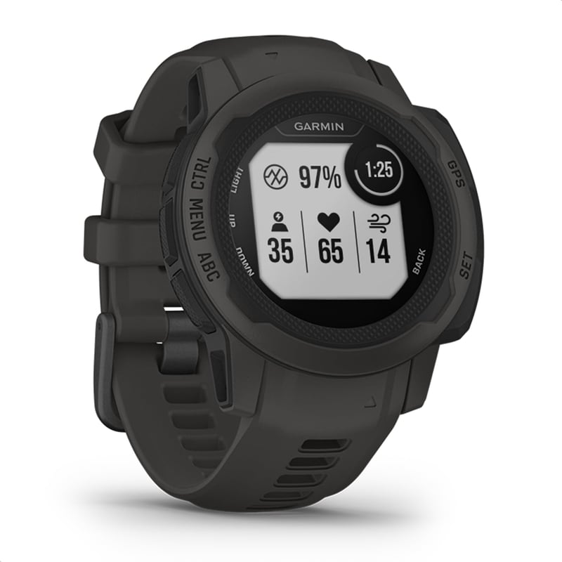 Inteligentné hodinky Garmin Instinct 2S GPS - grafitová, 40 mm puzdro, vodotesné, 21-dňová výdrž batérie, 40+ športových aplikácií, analýza spánku
