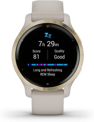 Garmin Venu 2S GPS Fitness Okosóra 1,1" AMOLED Érintőkijelző, 25+ Sport App, Zenelejátszás és Fizetési Funkció