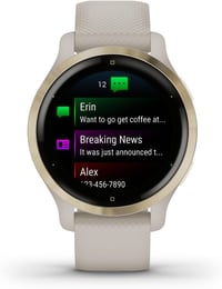 Ceas inteligent de fitness Garmin Venu 2S GPS, ecran tactil AMOLED de 1,1", peste 25 de aplicații sportive, redare muzică și funcție de plată 3