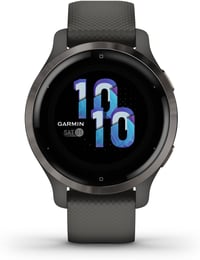 Ceas inteligent Garmin Venu 2S GPS 40 mm cu ecran tactil AMOLED, Negru/Gri, peste 25 de aplicații sportive, autonomie mare a bateriei, monitorizarea sănătății 8