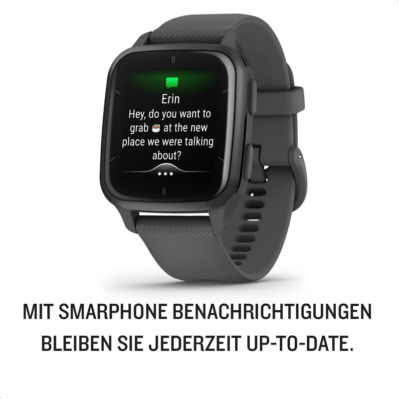 Garmin Venu Sq 2 GPS Fitness Smartwatch AMOLED kijelzővel, 25+ sportapp, 11 nap akkumulátor