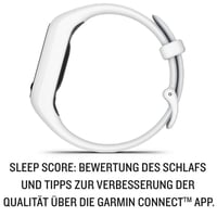 Garmin Vívosmart 5 bijeli fitness tracker, veličina S/M - veliki OLED zaslon osjetljiv na dodir, mjerač spavanja, mjerač pulsa, vodootporan, 7-dnevna baterija - obnovljeno 3