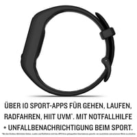Garmin Vívosmart 5 crna, veličina Large, pametna narukvica, obnovljena, OLED dodirni zaslon, mjerač pulsa, monitor spavanja, 7-dnevna baterija 4