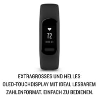 Garmin Vívosmart 5 crna, veličina Large, pametna narukvica, obnovljena, OLED dodirni zaslon, mjerač pulsa, monitor spavanja, 7-dnevna baterija 2