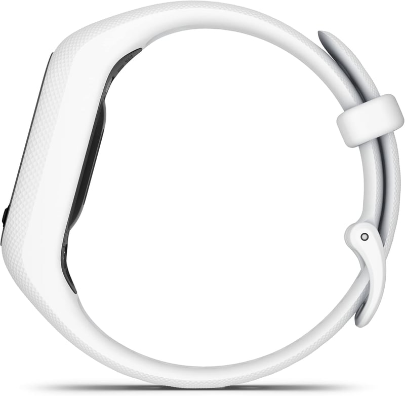 Garmin vívosmart 5 Fitness Tracker OLED kijelzővel, pulzusmérés, alvásmonitorozás, 7 napos akkumulátor - S/M, White
