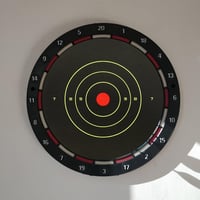 Garneck 25 darab 8x8 inch újrahasznosítható lövészeti célpont reflektív öntapadós fluoreszcens célzással beltérre és kültérre, vegyes színbe 3