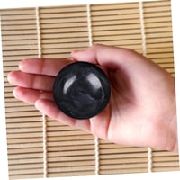 Garneck 4 darabos Baoding márvány golyó szett - kínai csengő golyók Qigong és kéz masszázshoz - relaxáció stresszoldás zöld fekete 5