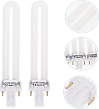 Garneck 4db UV izzó 9W 365nm géllakk szárítóhoz körmöshöz 8