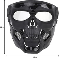 Garneck Taktikai Koponya Maszk Zöld Airsoft Halloween Védelem 7