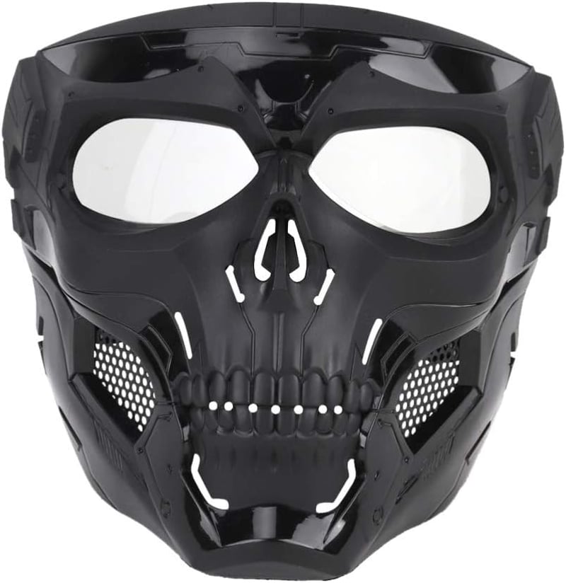 Garneck Taktikai Koponya Maszk Zöld Airsoft Halloween Védelem