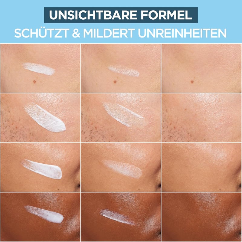 Garnier Invisible Matt SPF 50+ Napvédő Fluid Akné és Pattanások Ellen 40ml