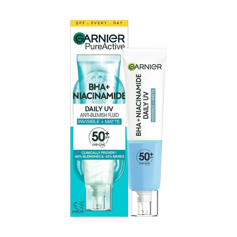 Garnier Invisible Matt SPF 50+ Napvédő Fluid Akné és Pattanások Ellen 40ml