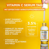 Garnier SkinActive Vitamin C Glow Booster Szérum Duó Nappalra és Éjszakára Sötét Foltok Ellen Vegán Formula 2 x 30 ml 4