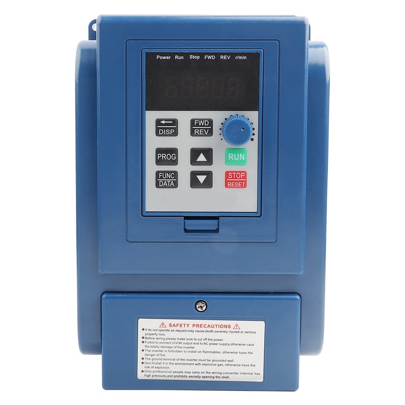 Garosa AT3-4000X 4KW Trofazni Frekvencijski Pretvarač - Digitalni Regulator Brzine s Zaslonom za CNC Glodalice, Vodootporan, s Učinkovitim Hlađenjem