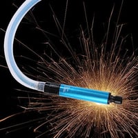Garosa KP-601 Pneumatikus Egyenes Csiszoló - 35.000 RPM Léghajtású Fém Marógép, Ceruza Stílusú Köszörű Tokmánnyal, Vörös 4