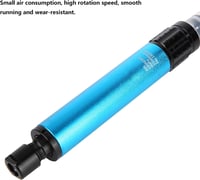 Garosa KP-601 Pneumatikus Egyenes Csiszoló - 35.000 RPM Léghajtású Fém Marógép, Ceruza Stílusú Köszörű Tokmánnyal, Vörös 5
