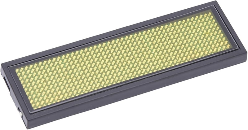 Garosa Programozható LED Kijelző Jelvény Sárga 93x30mm USB Étterem Bár Rendezvény