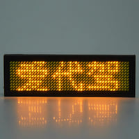Garosa Programozható LED Kijelző Jelvény Sárga 93x30mm USB Étterem Bár Rendezvény 2