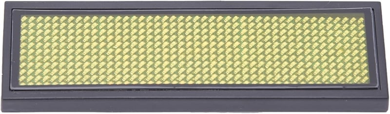 Garosa Programozható LED Kijelző Jelvény Sárga 93x30mm USB Étterem Bár Rendezvény