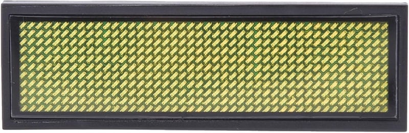 Garosa Programozható LED Kijelző Jelvény Sárga 93x30mm USB Étterem Bár Rendezvény