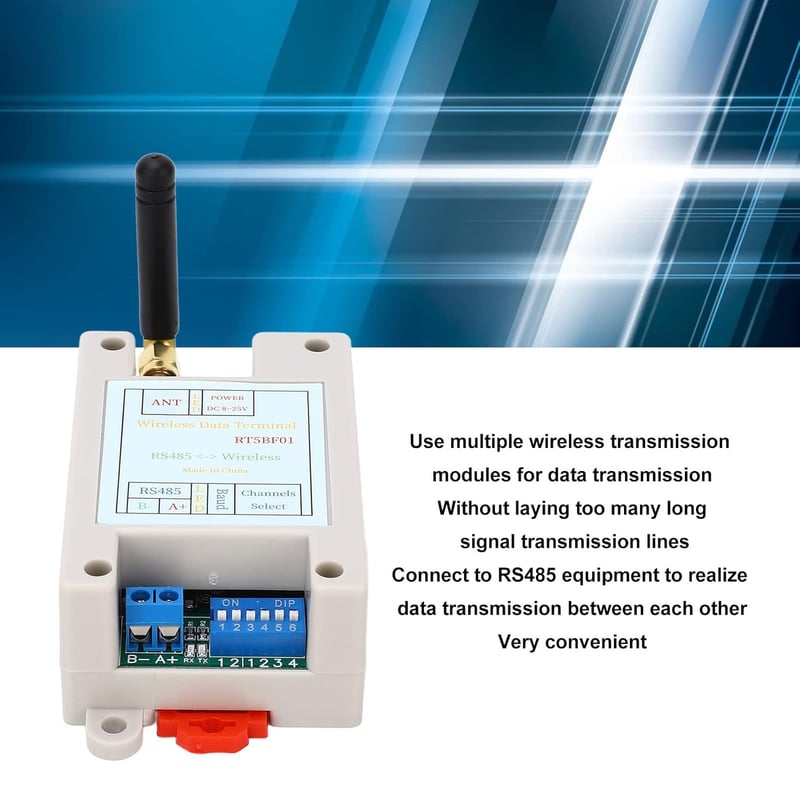 Garosa RTU Adatátviteli Modul - 2db Vezeték Nélküli Transceiver 1000M Hatótávolsággal - Smart Home Rendszerekhez - Egyszerű Telepítés