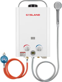 GASLAND BE158 6L azonnali LPG tag nélküli gázbojler 50 mbar camping zuhany RV utazáshoz 1