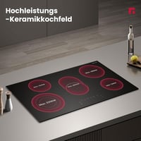 GASLAND CH90BF 90 cm beépíthető elektromos főzőlap 5 zónás érintésvezérlés 8500W 2