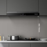 GASLAND Chef SR60BS 60 cm Páraelszívó Fekete Acél, 202 m³/h, 3 Fokozat, Szűrővel 9