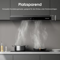 GASLAND Chef SR60BS 60 cm Páraelszívó Fekete Acél, 202 m³/h, 3 Fokozat, Szűrővel 2