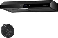 GASLAND Chef SR60BS 60 cm Páraelszívó Fekete Acél, 202 m³/h, 3 Fokozat, Szűrővel 1