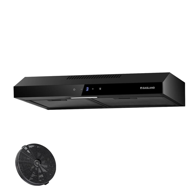 Hotă GASLAND Chef SR60BS, 60 cm, 202 m³/h, control tactil - oțel negru