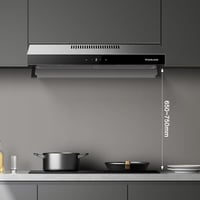 GASLAND Chef UC60SS 60cm Páraelszívó Dupla Motor Rozsdamentes Acél Szűrővel - 2-Silver 9