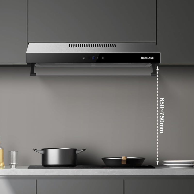 GASLAND Chef UC60SS 60cm Páraelszívó Dupla Motor Rozsdamentes Acél Szűrővel - 2-Silver