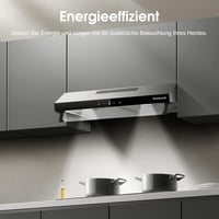 GASLAND Chef UC60SS 60cm Páraelszívó Dupla Motor Rozsdamentes Acél Szűrővel - 2-Silver 7