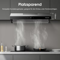 GASLAND Chef UC60SS 60cm Páraelszívó Dupla Motor Rozsdamentes Acél Szűrővel - 2-Silver 2