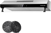 GASLAND Chef UC60SS 60cm Páraelszívó Dupla Motor Rozsdamentes Acél Szűrővel - 2-Silver 1