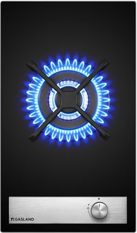 GASLAND GH12BF 30 cm-es beépíthető gázfőzőlap wok égővel, 3400 W, LPG/földgáz 1