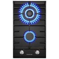 GASLAND GH2302BG1FC ugradbena plinska ploča s 2 plamenika i wok plamenikom, 30 cm - crna 1