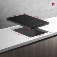 GASLAND IH30BF indukciós főzőlap 2 főzőzónával, 3500 W - fekete - 30 cm 6