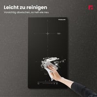 GASLAND IH30BF indukciós főzőlap 2 főzőzónával, 3500 W - fekete - 30 cm 7