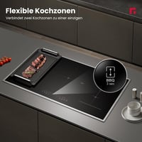 GASLAND IH905BFB beépíthető indukciós főzőlap 5 zónás, FlexInduction, PowerBoost - 90 cm, 10000 W 3
