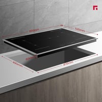 GASLAND IH905BFB beépíthető indukciós főzőlap 5 zónás, FlexInduction, PowerBoost - 90 cm, 10000 W 6