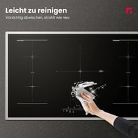 GASLAND IH905BFB beépíthető indukciós főzőlap 5 zónás, FlexInduction, PowerBoost - 90 cm, 10000 W 8