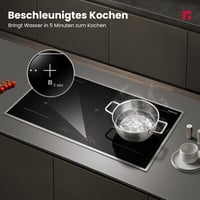 GASLAND IH905BFB beépíthető indukciós főzőlap 5 zónás, FlexInduction, PowerBoost - 90 cm, 10000 W 4