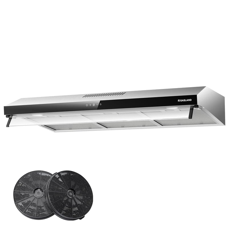 GASLAND UC90SS Digestor 90cm - Nehrdzavejúca oceľ, Dvojmotorový, 361m³/h, 3 Rýchlosti Dotykové ovládanie, Nástenný alebo Pod skrinku, LED