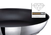 Panvica GastroSUS Industar Diamas Pro 28 cm – s povrchovou úpravou z nehrdzavejúcej ocele, víťaz testu Stiftung Warentest, 163059-28 3