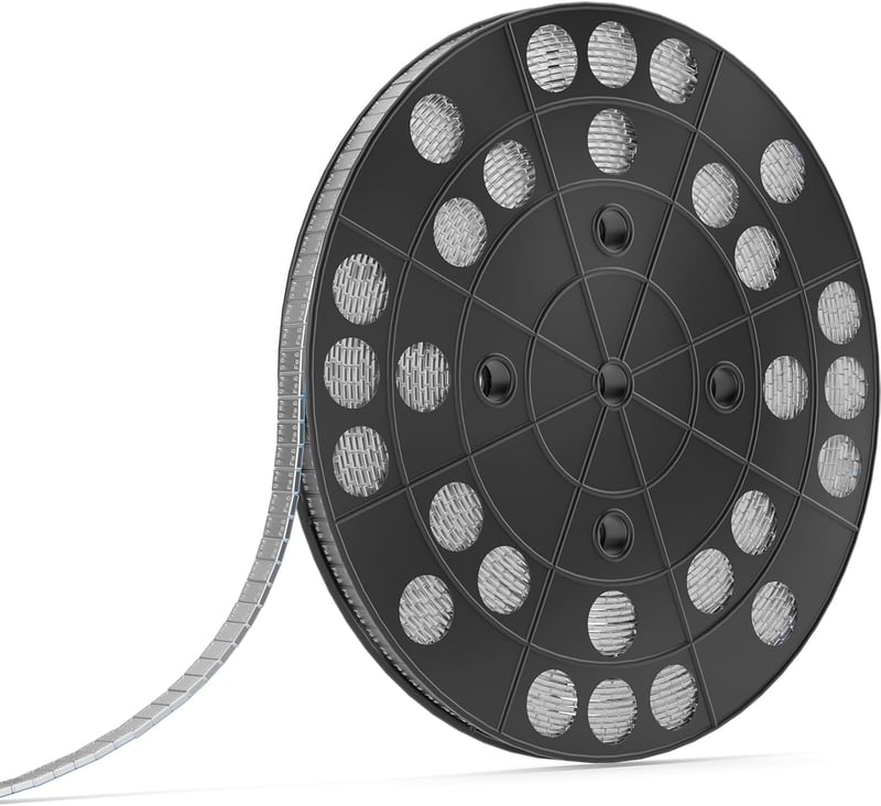 GAsupply Öntapadós Súlyok Tekercs 6 kg Acél Egyensúly Súlyok 1200x5g - 6KG Rolle, silver