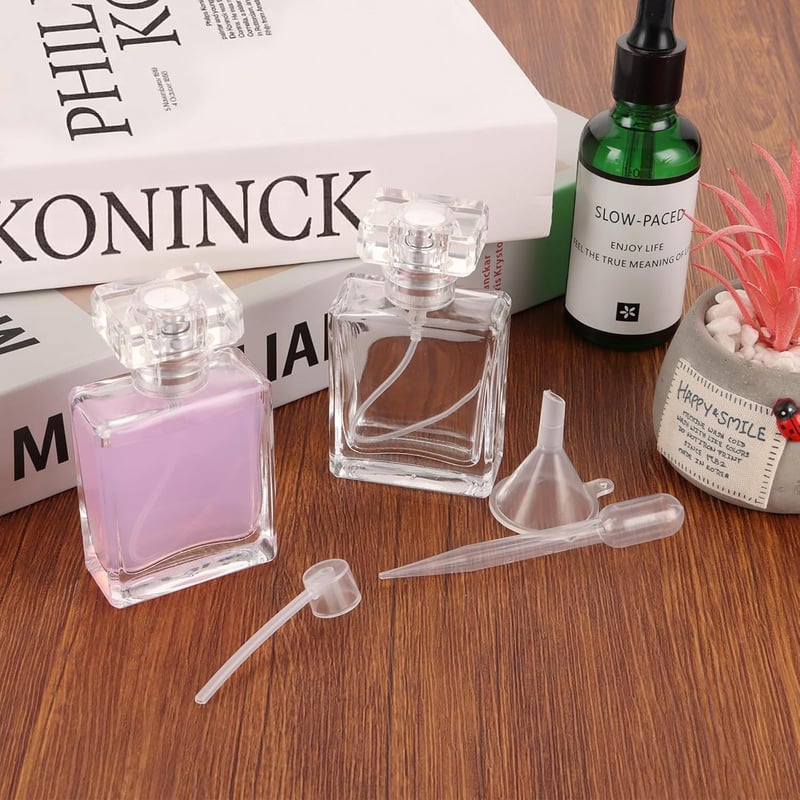 GBACHOOSE 8 db 30 ml utazó parfüm szóróüveg szett, tölthető parfümös flakón